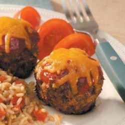 Little Cheddar Meat Loaves recipe
