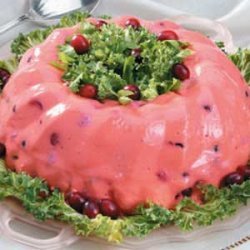 Triple Cranberry Salad Mold recipe
