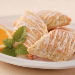 Coconut-Glazed Orange Scones recipe