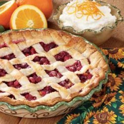 Citrus Cranberry Pie recipe