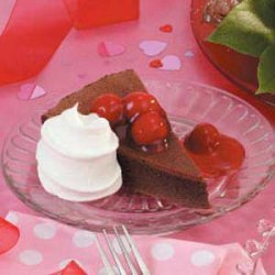 Cherry-Topped Chocolate Cake recipe