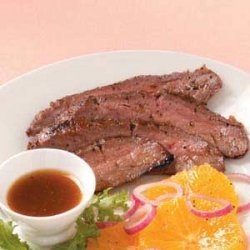 Flank Steak with Orange Sauce recipe