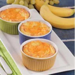 Twice-Baked Cheese Souffles recipe