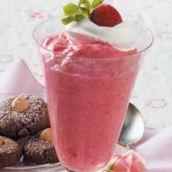 Rhubarb Raspberry Mousse recipe