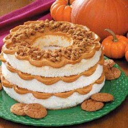 Pumpkin Layered Angel Cake recipe