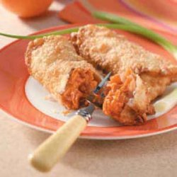 Barbecued Chicken Egg Rolls recipe