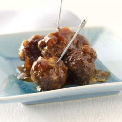 Peach-Glazed Meatballs recipe
