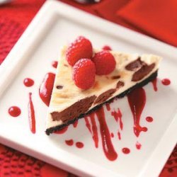 Chocolate Cheesecake Triangles recipe