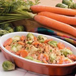 Spicy Brussels Sprouts and Carrots recipe