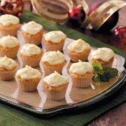Frosted Carrot Mini Muffins recipe