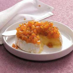 Brie with Apricot Topping recipe