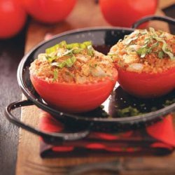 Herb-Topped Stuffed Tomatoes recipe