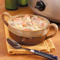 Creamy Cabbage-Pork Stew recipe