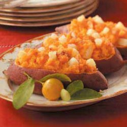 Pineapple Sweet Potato Boats recipe