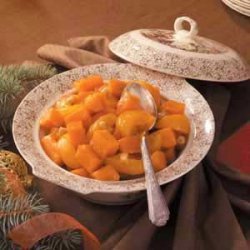 Cashew-Peach Sweet Potatoes recipe