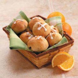 Orange Hot Cross Buns recipe