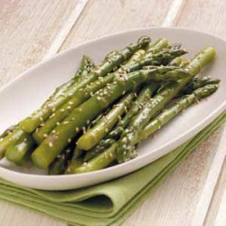 Asparagus with Sesame Seeds recipe