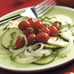 Grape Tomato Mozzarella Salad recipe