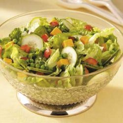 Cheddar 'n' Pea Tossed Salad recipe