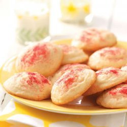 Raspberry Sparkle Drop Cookies recipe