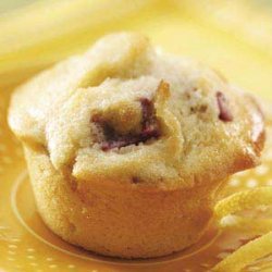 Rhubarb Lemon Muffins recipe