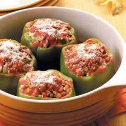 Tangy Stuffed Peppers recipe