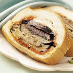 Eggplant-Portobello Sandwich Loaf recipe