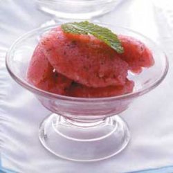 Watermelon Berry Sorbet recipe