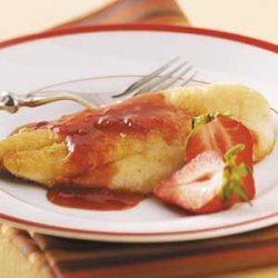 Catfish with Savory Strawberry Sauce recipe