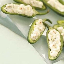 Jalapenos with Olive-Cream Filling recipe