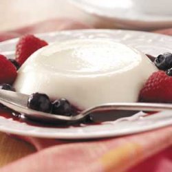 Panna Cotta with Mixed Berries recipe