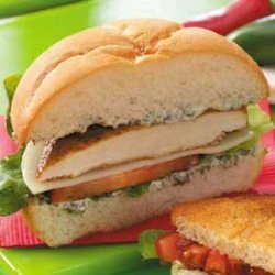 Dilled Cajun Chicken Sandwiches recipe