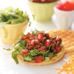 Taco Salad Waffles recipe