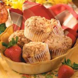 Streusel Strawberry Muffins recipe