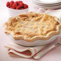 Raspberry Custard Pie recipe