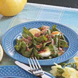 Tangy Spinach Salad Supreme recipe