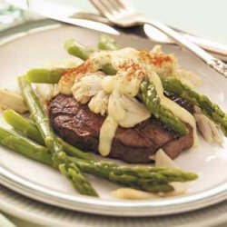 Asparagus Steak Oscar recipe