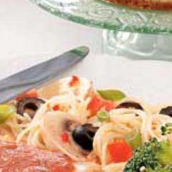 Spaghetti Salad with Italian Dressing recipe