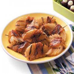 Grilled Bacon-Onion Appetizers recipe