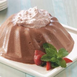 Chocolate Bavarian with Strawberry Cream recipe