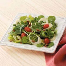 Arugula Salad with Sugared Pecans recipe