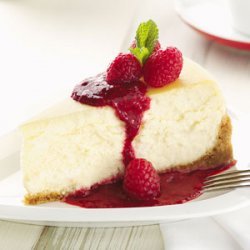 Cheesecake with Raspberry Sauce recipe