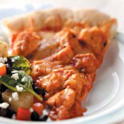 Enchilada Chicken Pizza recipe