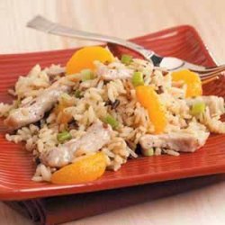 Mandarin Pork and Wild Rice recipe