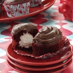 Surprise Red Cupcakes recipe