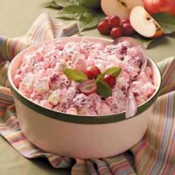 Creamy Cranberry Apple Salad recipe