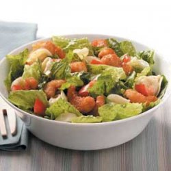 Tortellini-Shrimp Caesar Salad recipe