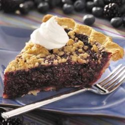 Black 'n' Blue Berry Crumb Pie recipe