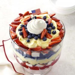Patriotic Trifle recipe