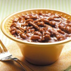 Slow-Cooked Pork and Beans recipe